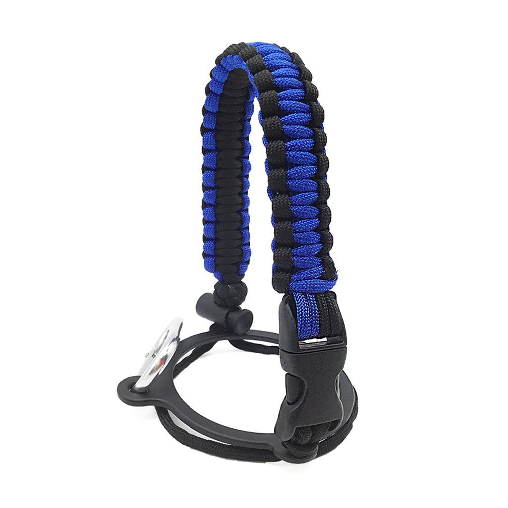 Trinkflaschenriemen Paracord Trinkflaschen-Tragegriff mit Sicherheitsringen und Karabiner für Hydro Flask Weithalsflasche
