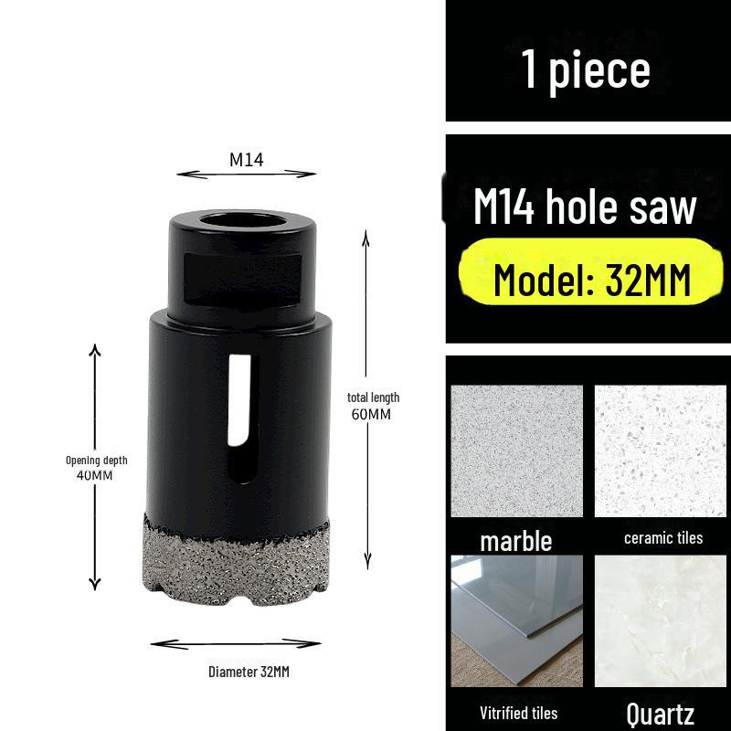 Diamond Marble Angle Grinder Drill Hole Expander for M14 Quartz Granite Tile Stone