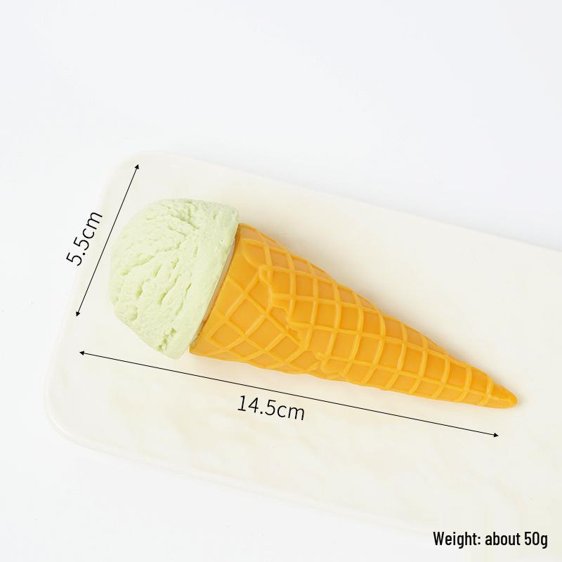 Realistic Ice Cream Cone Model for Shop Displays