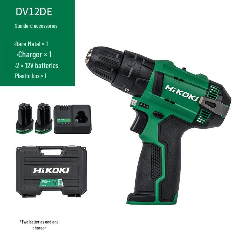 HiKOKI 12V Cordless Lithium-Ion Drill/Driver Series CN plug (adapter included)