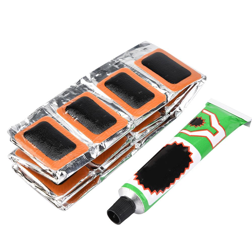 Tire Adhesive Rubber Puncture Repairing Patch Bike Tyre Repair Tools Accessory