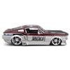 Maisto 1/24 Scale Diecast Model Car 32168 Ford 1967 Mustang GT Silver Harley-Davidson Custom Series / Finished Model Car