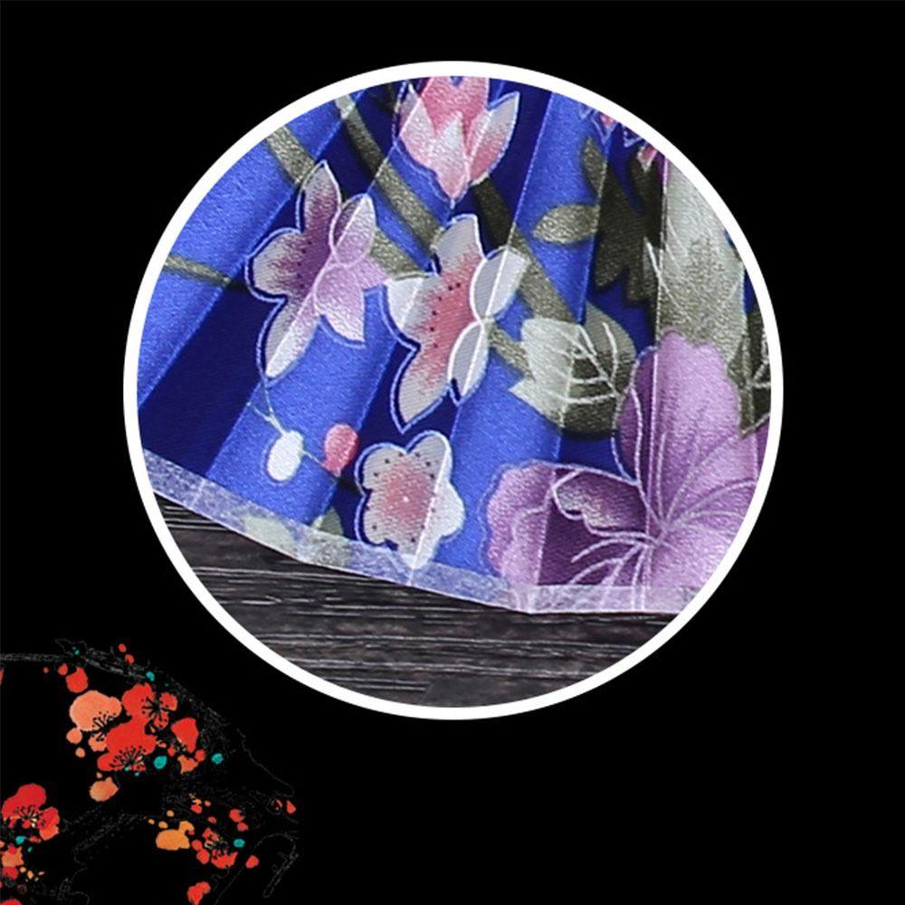 Dance Performance Home Decoration Bamboo Craft Folding Fan Round Fan Hand Fan Photography Prop