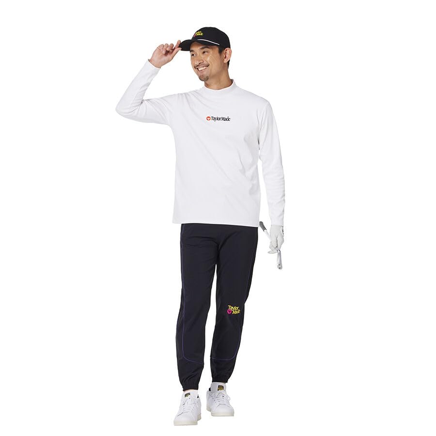 TaylorMade CL L/S Mock White Large Unisex Adult 2024FW UN372