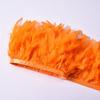 High-Quality Turkey Feather Edging, Colored Feathers, Fire Feather Edging For Weddings