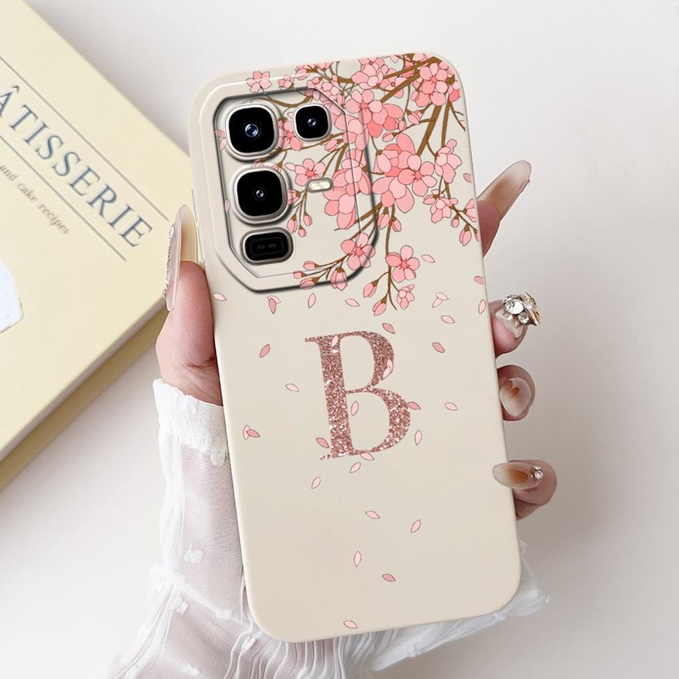 6.78" For Infinix Note 50s Case X6870 Silicone Simple Fashion Letters Painted Shockproof Bumper For Infinix Note 50s Back Cover