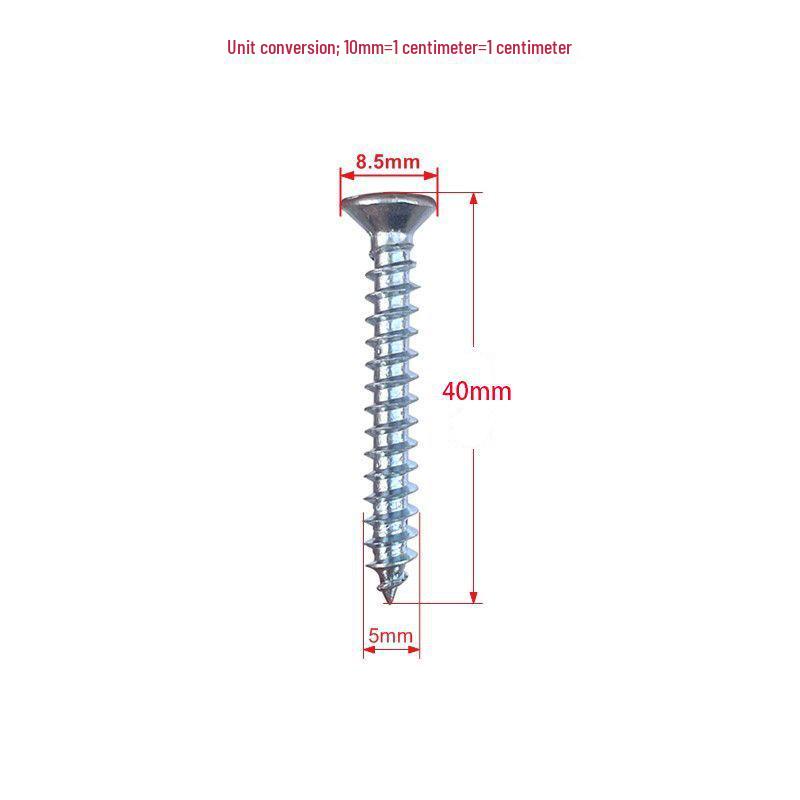 Extra Long Phillips Self-Tapping Woodworking Screws for Door and Window Installation (M4/M5)