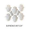 Palm-shaped Keychain Silicone Mold with Hole Keyring Pendant Handmade Mold for Valentine's Day Gift Making