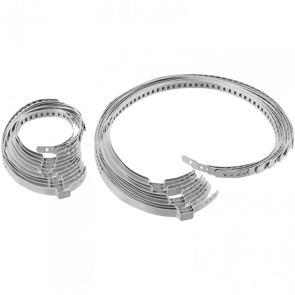 Drive Shaft Clamp Kit Crimp Joint Boot Parts Set Stainless Steel Small & Large