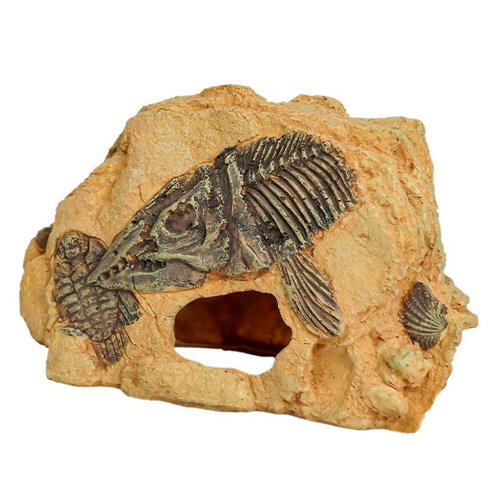 Terrariums Basking Platform Fishtanks Shelter Cave for Reptiles Terrapin Aquariums Landscape Decoration for Home Office