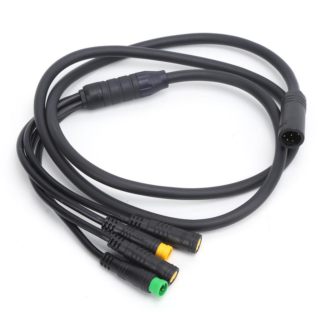 Waterproof 1T4 Electric Bike Cable Harness Gear Sensor Extension Cable for BAFANG BBS01BBS02 Mid