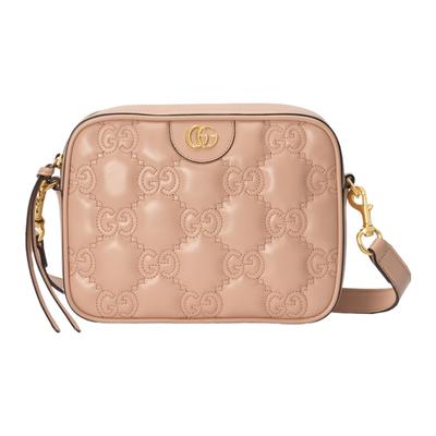 GG Matelassé Quilted Leather Camera Crossbody Bag With Gold Hardware For Women Luxury Daily Use