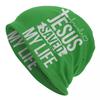 Custom Yeshua Jesus Christian Skullies Beanies Caps Unisex Winter Warm Knitting Hat Street Adult Bonnet Hats Outdoor Ski Cap