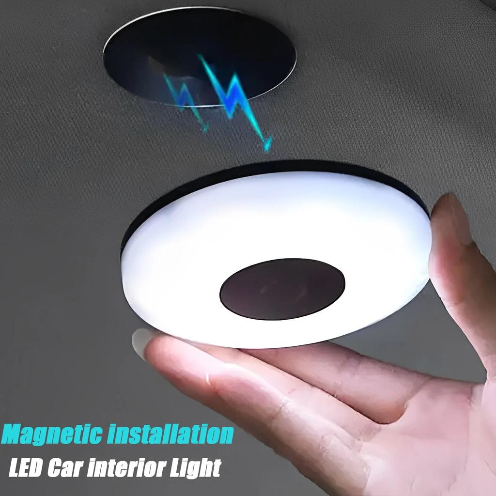 Magnetic Car LED Touch Light Universal Auto Interior Reading Lamp Auto Trunk Lighting Rechargeable Light CarAccessories Interior
