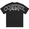 Corteiz Short Sleeve T-Shirt Mens Loose Fit Graphic Print Crew Neck Casual Streetwear Tee