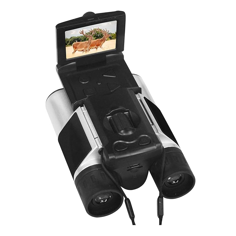 

SaiEL Binoculars with recording function with monitor resolution 2.5K Magnification 10X Digital zoom 8X digital camera binoculars rechargeable trip