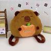 Stuffed Capyabra Plush Bag Plush Cartoon Doll Bag Children's Gift Capyabra Backpack  Gifts