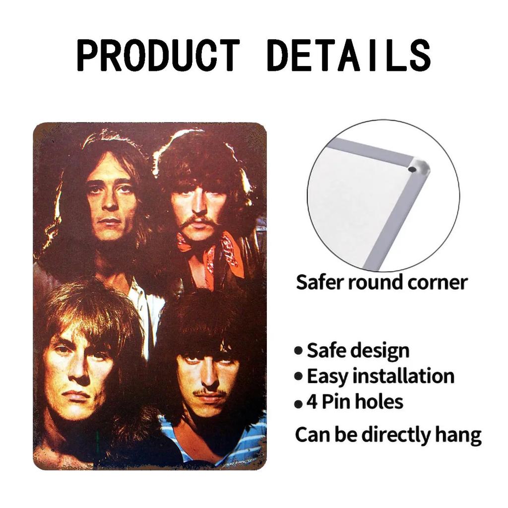 Bad Company Band metal Decor Poster Vintage Tin Sign Metal Sign Decorative Plaque for Pub Bar Man Cave Club Wall Decoration