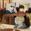 1Pc Banana Fish Anime Pillow Case Fashion Square Pillowcase Bedroom Sofa Room Ins Decoration Leisure