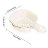 Fruit Strainer Food Draining Basket 2 In 1 Rotatable Strainer Colander with Handle for Washing Cleaning Berries Salad Vegetable