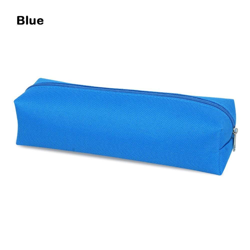 Large Capacity Pencil Case Solid Color Stationery Bag Stationery Pouch  Back To School Gift