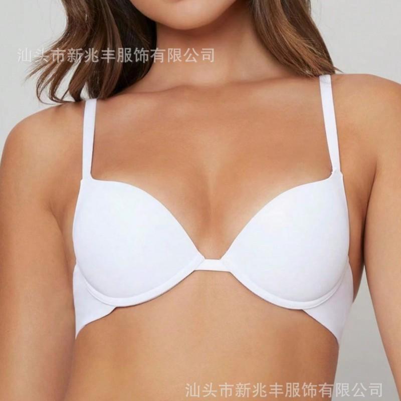 Womens Underwire Bra Push Up Adjustable Strap T-Shirt Daily Wear