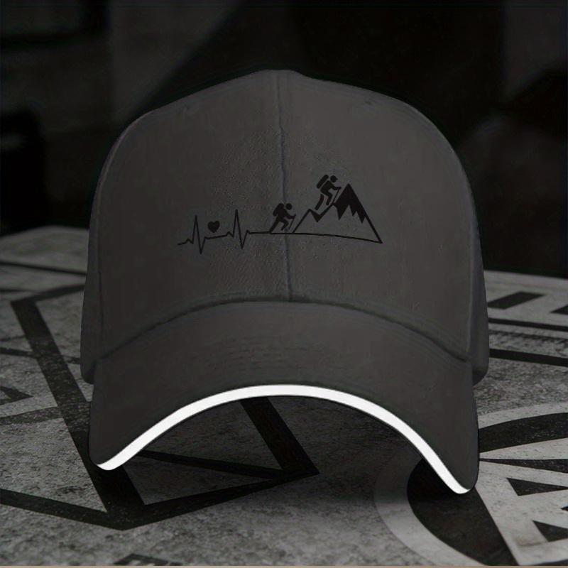 New An Adjustable Sandwich Baseball Cap Featuring an Abstract Silhouette Design, a Lightweight Printed Women'S Hat, And a Trendy