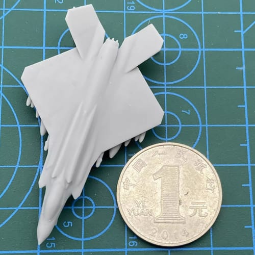 10PCS DIY Model 1/2000 1/700 1/400 1/350 F-35S Fighter Jet Small Airplane Model Fighter Aircraft Mold for Collection Display (1/2000 (8mm))