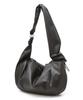 Athe Vanessabruno [Pli] Grey Faux-Leather Pli 2-Way Shoulder Bag And Crossbody Bag L Aaba6E833G2