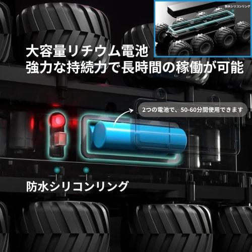 Ritaosan Amphibious RC Car, Off-Road Drift, Kids' Remote Control Car, 8-Wheel, Fully Waterproof, 2.4Ghz 8WD, 360 Rotation, Police Car, RC Boat, Elect