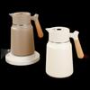 Shangqi 304 Stainless Steel Wood Handle Vacuum Insulated Pot