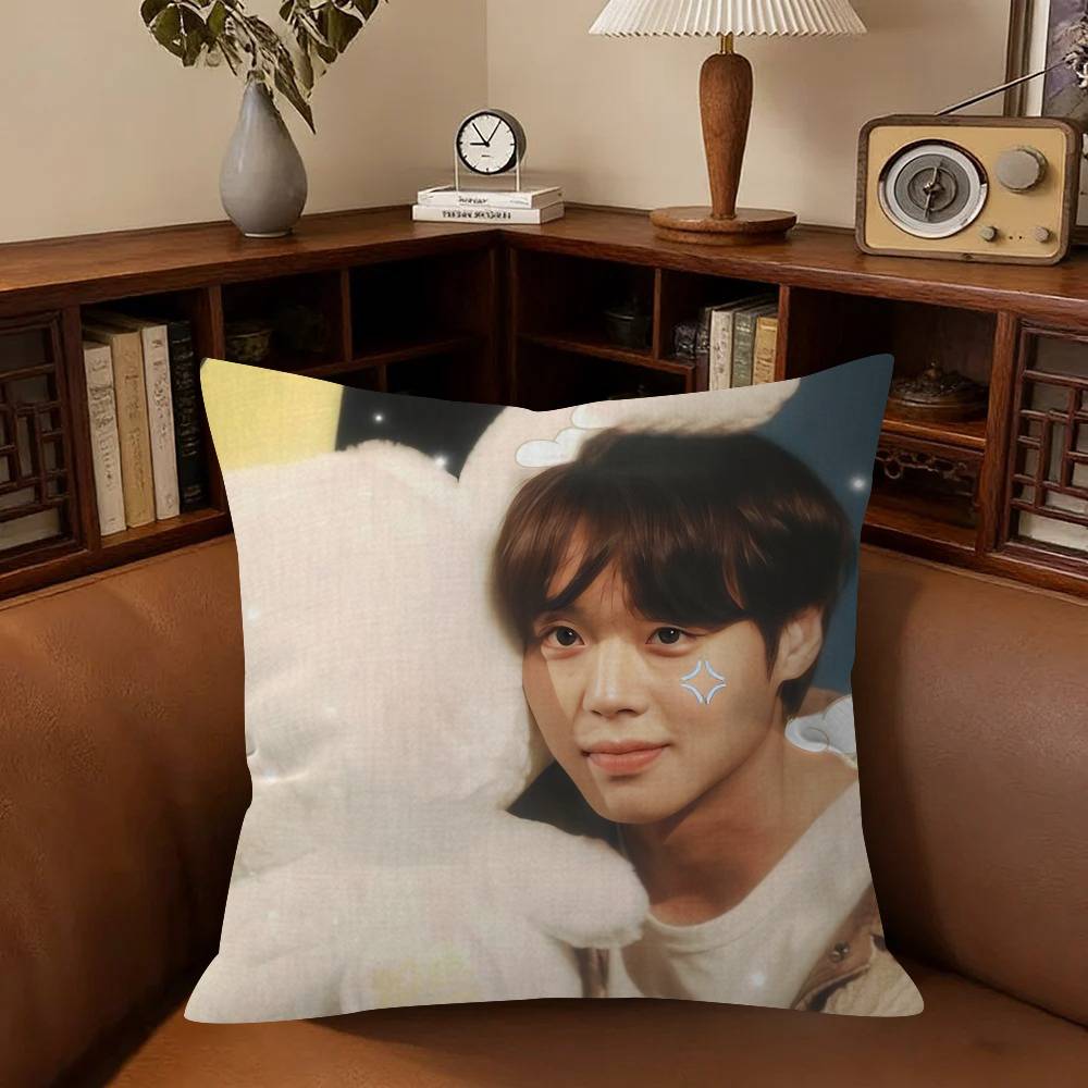 Korean Idol P-Park Ji-Hoon Cushion Cover Pillowcase Upholstery Sofa Throw Pillow Home Decor Pillowcas