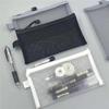 Transparent Mesh Pencil Case for School and Supplies