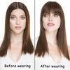 LISI HAIR Synthetische Fake-Pony-Haarverlängerung zum Anklipsen im Haar, natürliches Schwarz, Hellbraun, Dunkelbraun, Hochtemperaturfaser