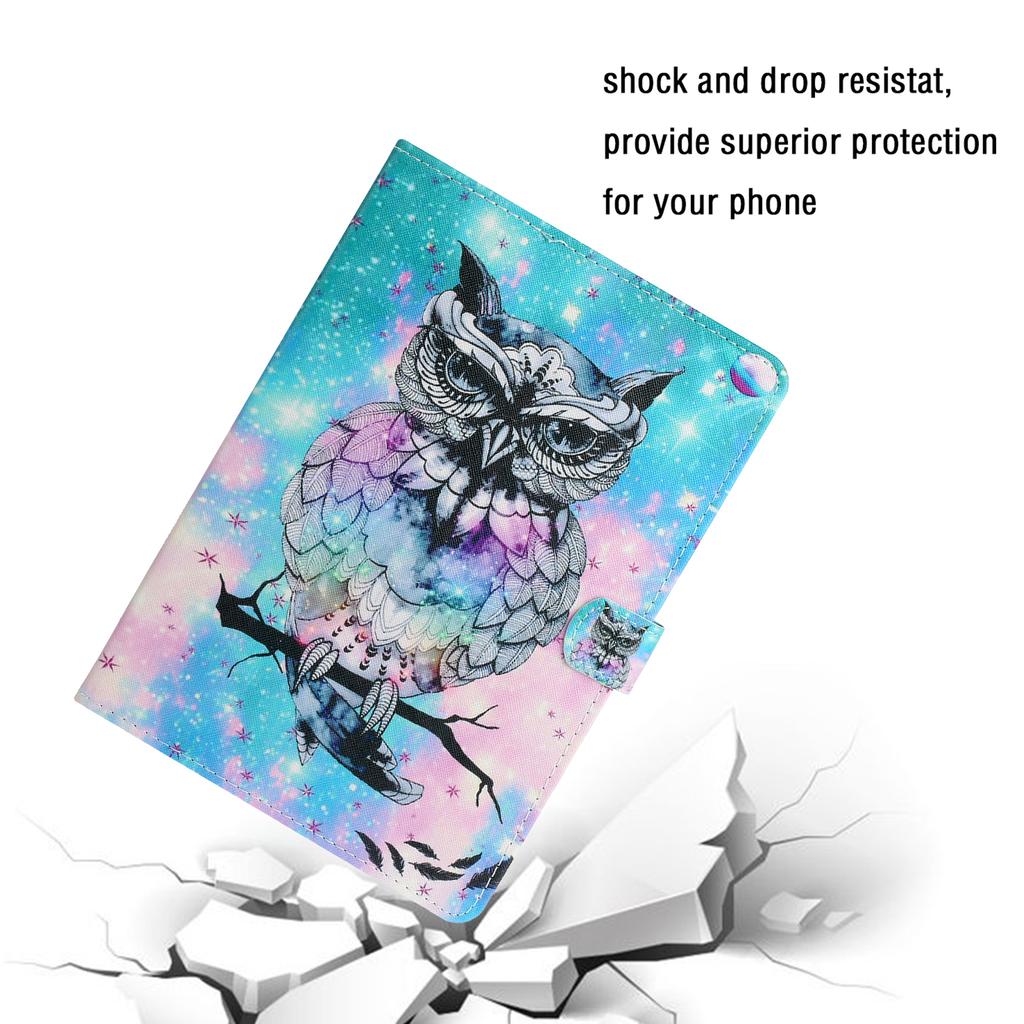 For iPad Pro 11 (2025)/11 (2024) Case Pattern Printed Leather Tablet Cover Stand Pen Holder