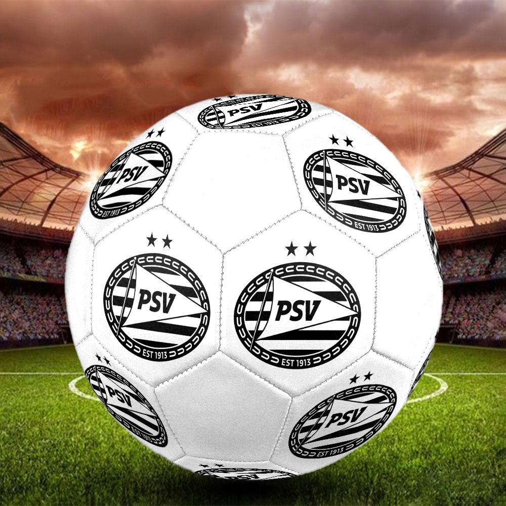 PSV Eindhoven Größe 5 Fußball, Maschinengenähtes PVC, Langlebig & Hoher Rückprall, Für Alle Altersgruppen, Fanartikel, Spiele & Außenbereich.