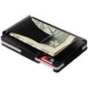 Stealodeal Black Exclusive  Metal Wallet Money Clip Card Holder