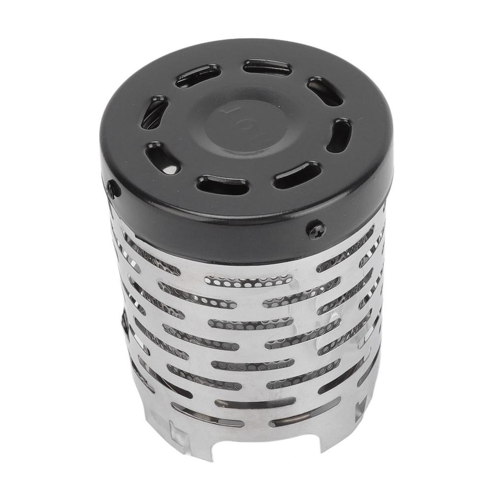 Camping Heating Stove Cover Stainless Steel High Temperature Resistant Camping Mini Heater Tent Heating Cover