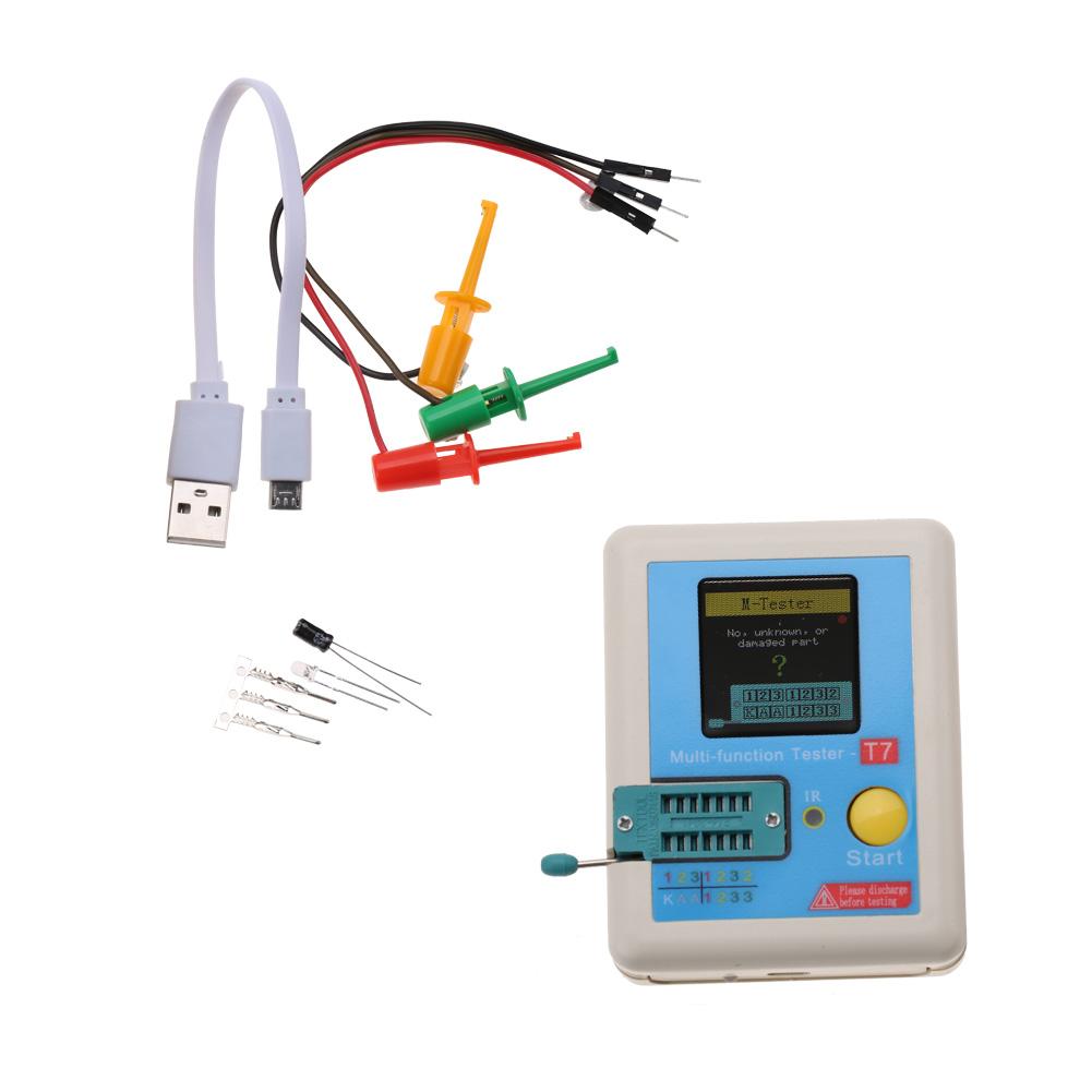 LCr  T7 TFT Transistor Tester Full Color Graphic Display Multifunction Test