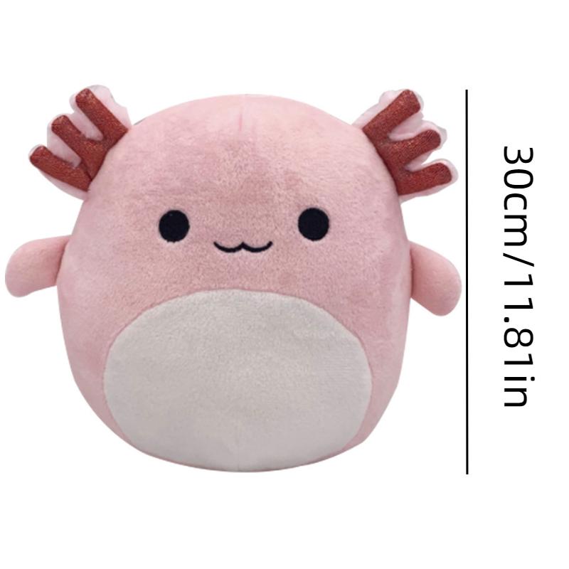 

Squishmallow Аксолотль Розовый Плюшевая Игрушка Мягкие Игрушки Кукла Подушка для Объятий Детский Подарок