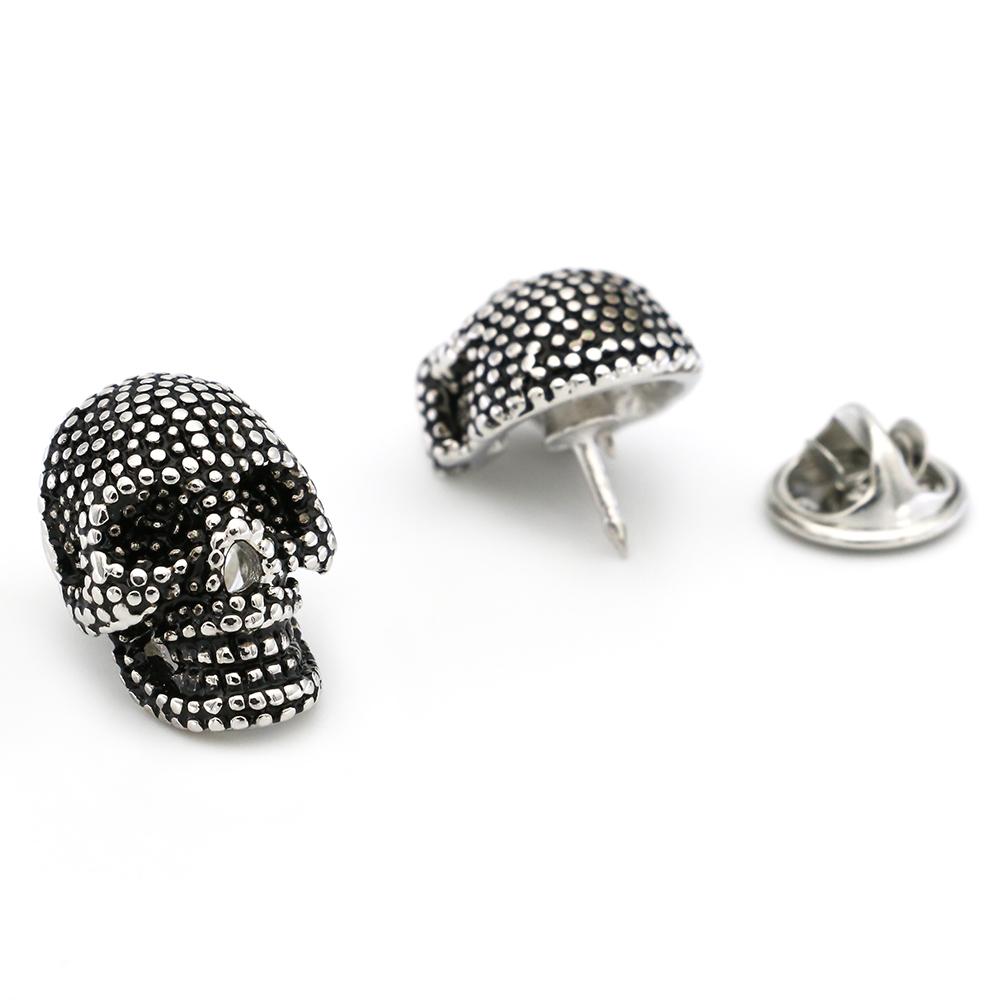 Igame New Arrival Skull Design Lapel Pin Brooches Men'S Suit Dress Studs Brooches Collar Party Engagement