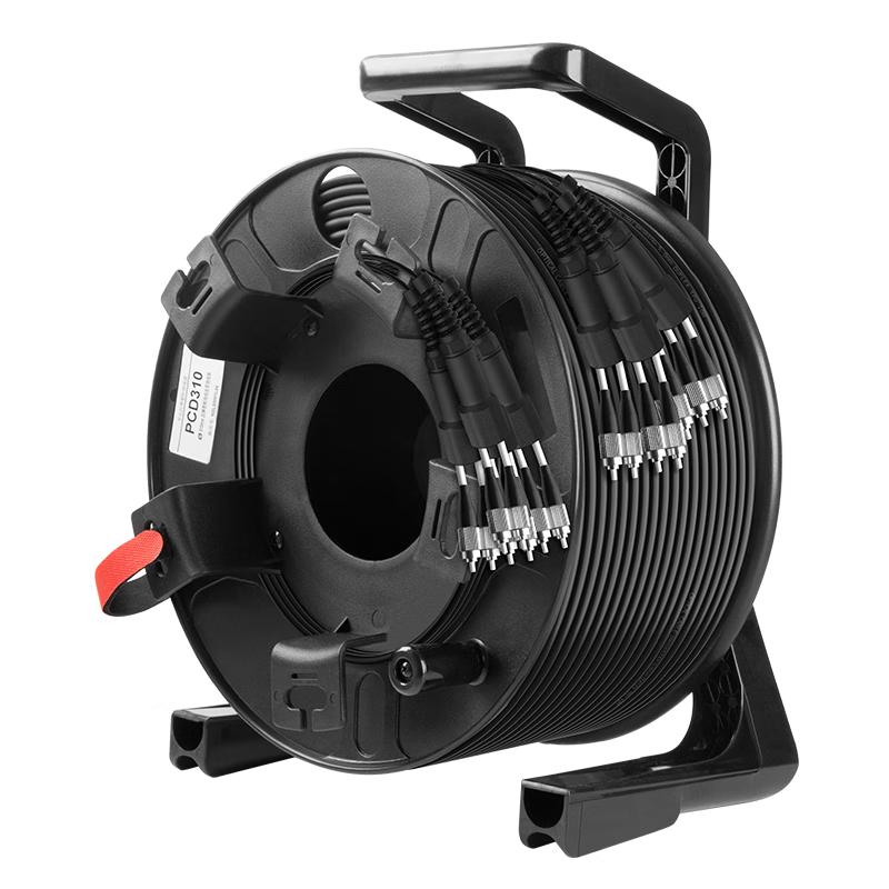 Boyang Armored Waterproof Single-Mode 8-Core Outdoor Field Fiber Optic Cable with Portable Reel