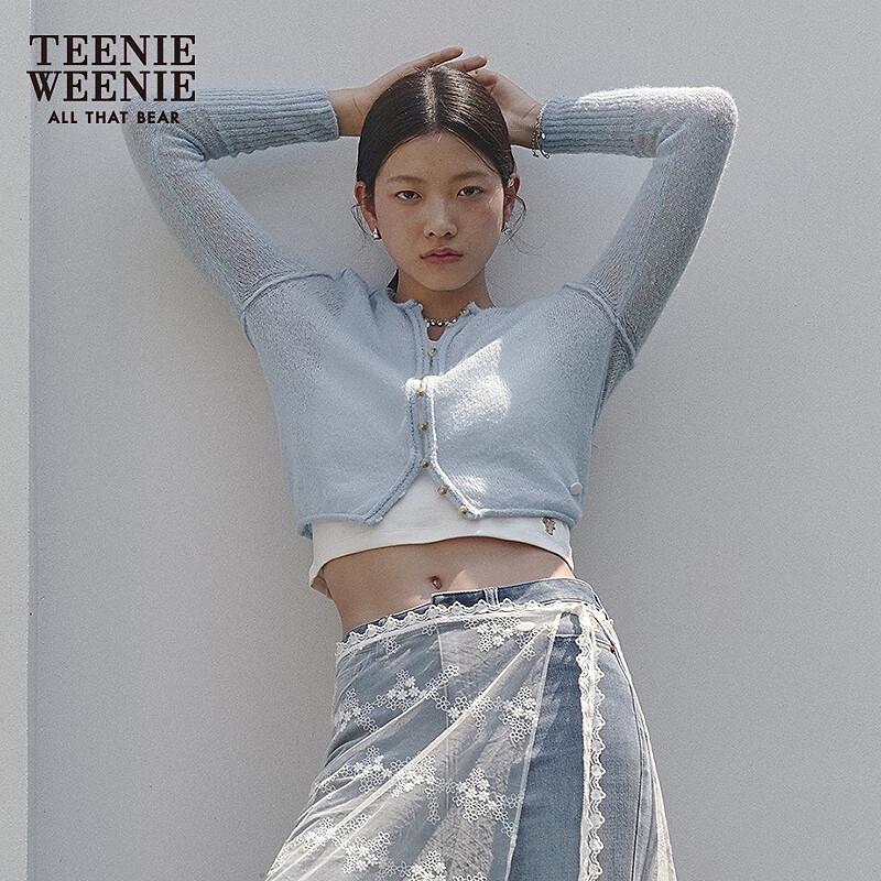 

Teenie Weenie Women s 2025 Autumn Lightweight Knit Cardigan L