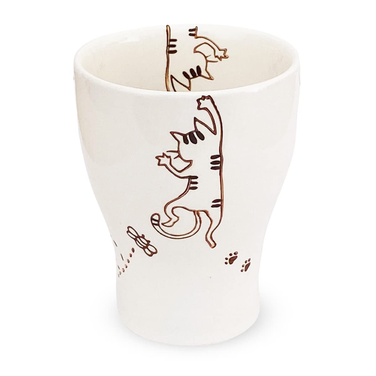 

Studio Sho Cat and Tiger Design Hasami Made in Japan J-kitchens ~ Cup, Ware,