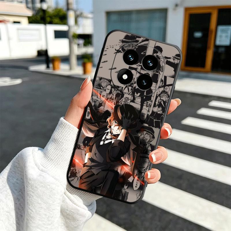Bungo Stray Dogs Manga Soft Phone Case for Xiaomi Redmi Note 12 13 14 15 Pro Plus 11 12S 11S 11T 10 4G Black Cover Back Shell