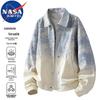 Men's NASA MARVEL Gradient Lapel Loose Fit Sports Jacket