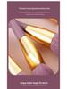 Purple Sweet Potato 9-Piece Makeup Brush Set - Synthetic Fibers for Eyeshadow, Foundation & Powder