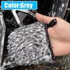 Thick double-sided ultra-fine fiber wheel detail washing gloves ultra soft car detail washing gloves
