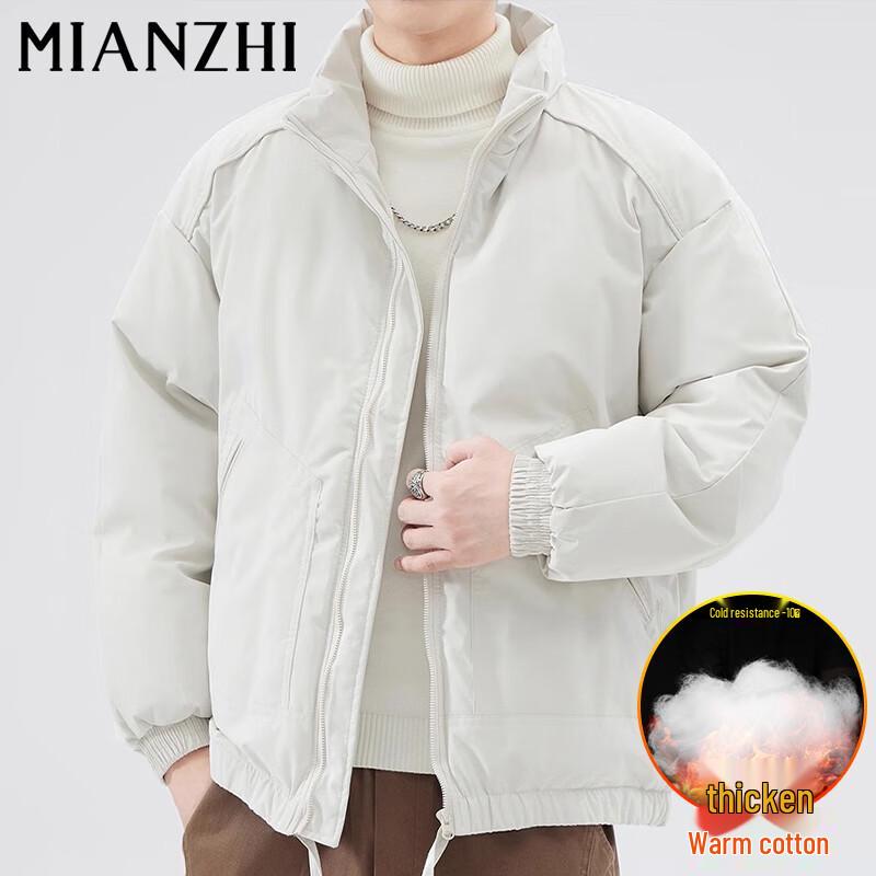 

Мужская модная зимняя куртка-пуховик со стойкой 2XL