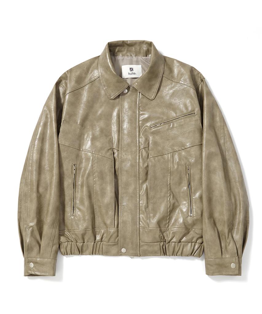 Kulte Wild Synthetic Bomber Jacket_Beige